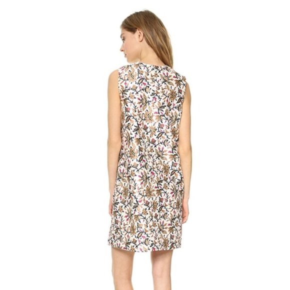 Tory Burch Esmeralda Silk Floral Dress, sz: 2 - Picture 3 of 8